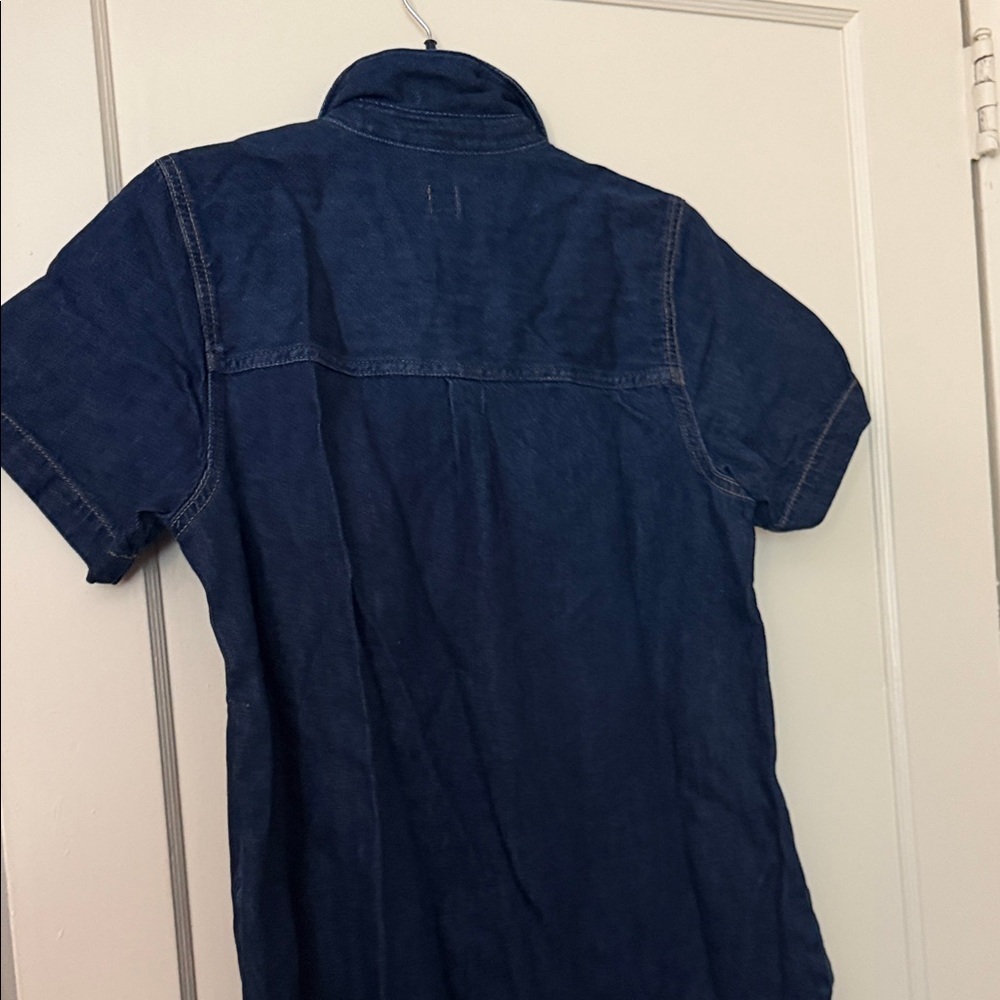 GAP Dark Blue denim dress size S - Picture 8 of 9